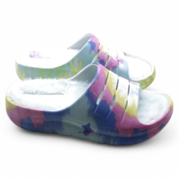 Madden Girl Women S Hawaii-F Slide Sandal Lt Tie Dye 9 - Picture 3 of 8